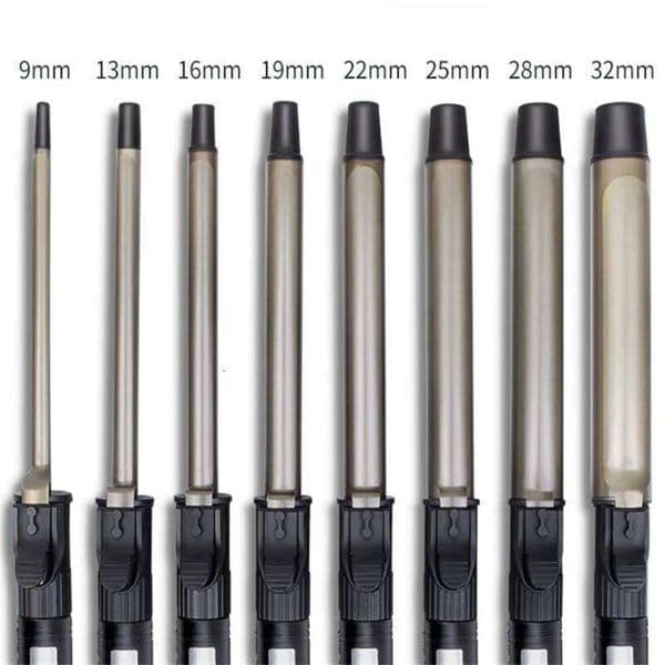 19mm 25mm 32mm Ceramic Automatic Rotating Curling Iron Temperature Display Hair Curler Anti Scalding Professional H260302