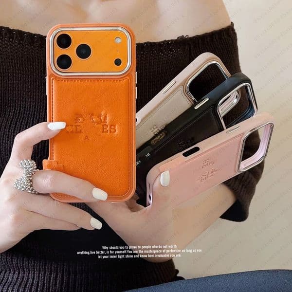 Phone Cases For iPhone 17 16 15 Pro Max 14promax 13 12 14 11 Pro max 15Promax Pink Lady Luxury leather shockproof case Women Mobile Covers