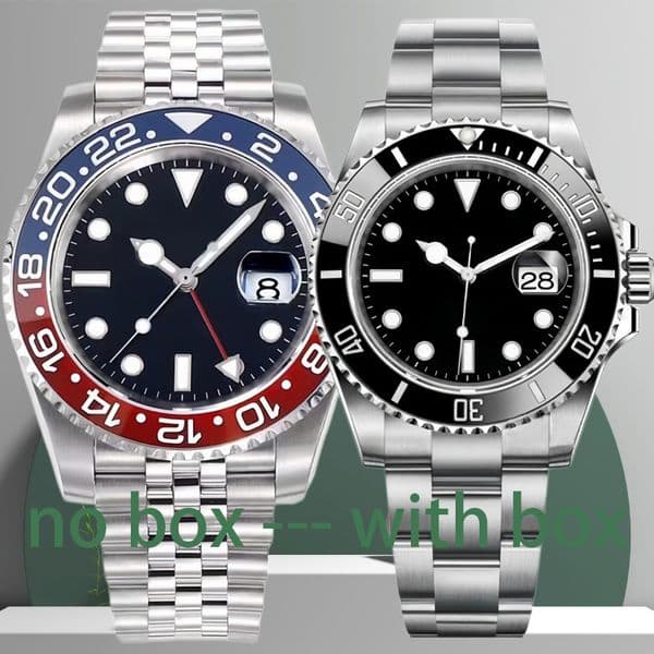 Men's automatic mechanical ceramic bezel 904L all stainless steel fashionable US swimming watch sapphire night light luxury watch 41mm watchesmen watch men
