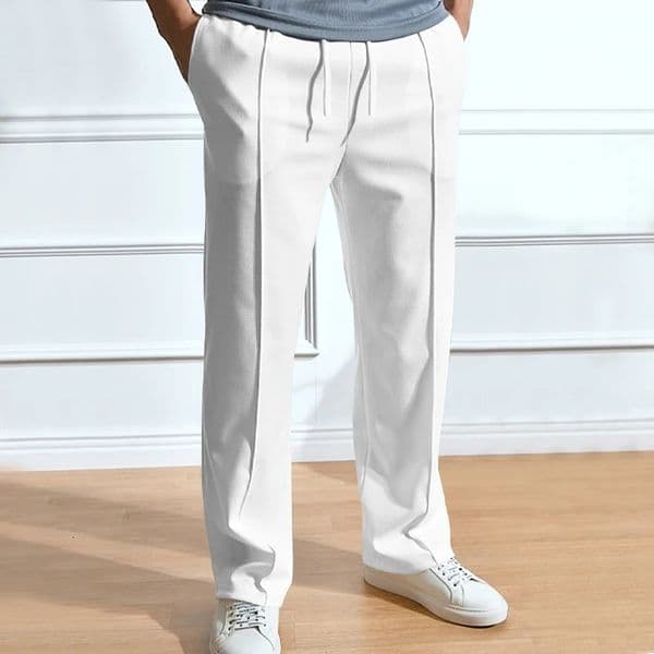 SpringSummer Selling Mens Fashionable Casual Solid Color Pants Loose Tight Cord Straight 260303