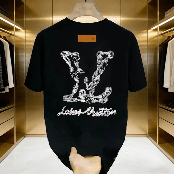new men's short-sleeved T-shirt women's summer cotton high street loose extra-large T-neck trend top