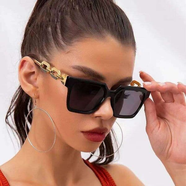 2023 New Women Rectangle Vintage Sunglasses Brand Designer Retro Points Sun Glasses Female Lady Eyeglass Cat Eye Driver Goggles Y260302