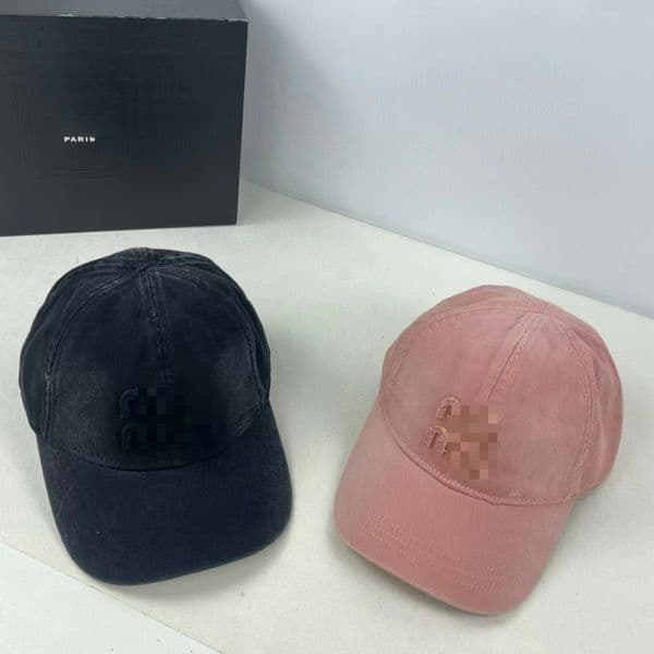 Korean Version Rose Pink Stick Sunshade Fashionable Pure Cotton Baseball Cap