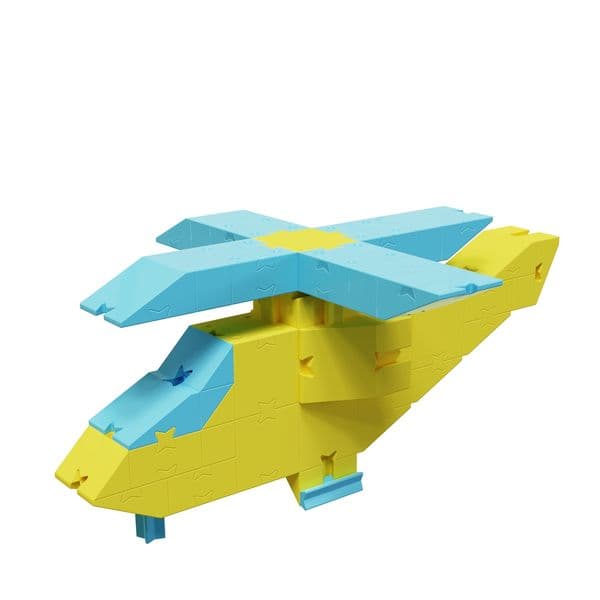 Mortise and Tenon Modular Toy Set - Creative Box: 160 parts/60 designs, Create Aircrafts/Cars by Childrens Creativity Boosting Game. Perfect DIY Gift for all ages