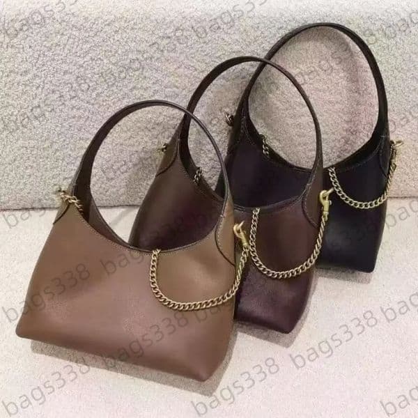 Top quality brooklyn bag 28 designer yn tote bags single shoulder 39cm classic single capacity minimalist suede women genuine leather handbag luxury underarm 23cm
