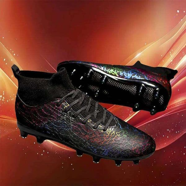 Men Football Child Studded Boots Soccer Tennis Shoes Non-slip Training Sneakers Turf Futsal Trainers 26W0303