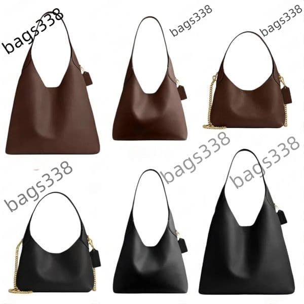 Designer Brooklyn bag 28 single shoulder YN tote bags 39 quality single large capacity minimalist suede women genuine leather handbag high 23 classic underarm style