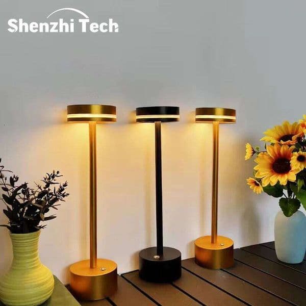 Touch Small Night LED Aluminum Material Desk Light Adjustable Brightness Reading Table Lamp for Gift Bedroom Home Decor Z260227