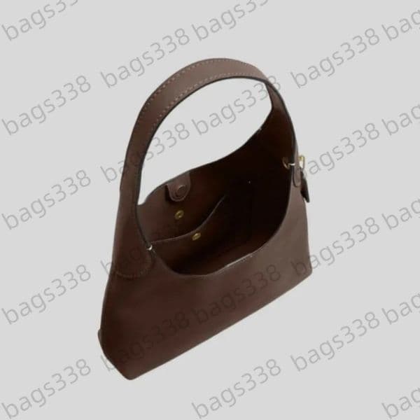 Top quality brooklyn bag 28 designer yn tote bags single shoulder 39 luxury single capacity minimalist suede women genuine leather handbag classic underarm 23cm