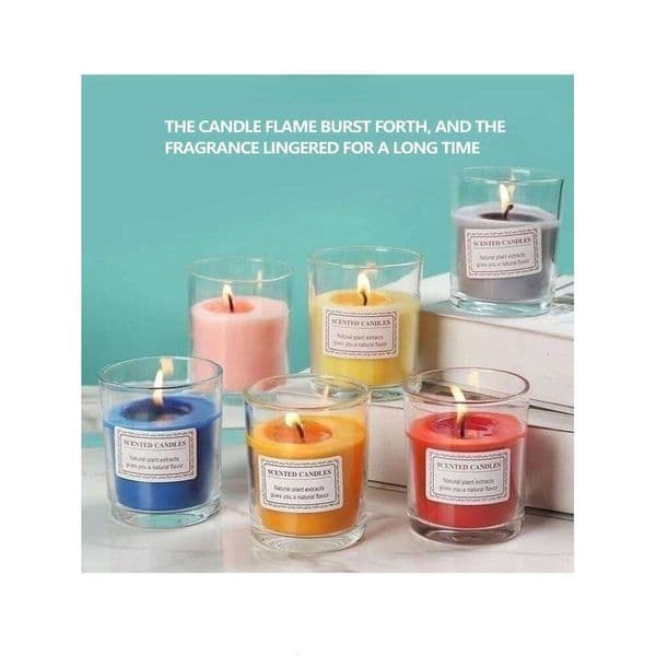 Scented candles for sleep, long-lasting fragrance in the bedroom, niche, high-end, romantic and creative colorful decorative ite W260303 W260303
