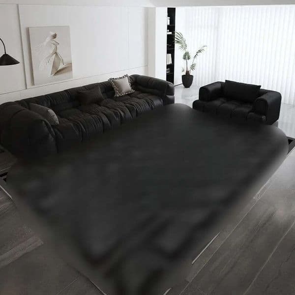 Light luxury crystal velvet stain resistant and easy to maintain, home living room sofa, coffee table carpet, anti slip pad
