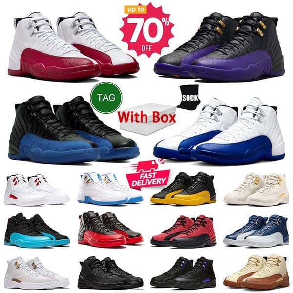 mans 12 12s Basketball Shoes Mens Trainers University Gold Twist Gamma Blue Men Designer Outdoor Sports Sneakers fashion