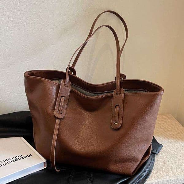 Designer Bag Totebag Popular Soft Surface Large Capacity Women S New Vintage Simple Versatile Shoulder For Work And Commuting Tote Bag