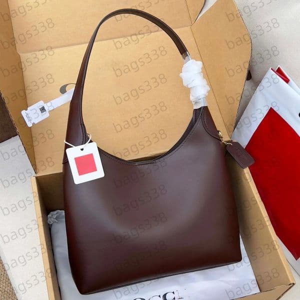 Designer Brooklyn bag 28 single shoulder YN tote bags 39 quality single capacity minimalist luxury suede women genuine 23 leather handbag fashion underarm high