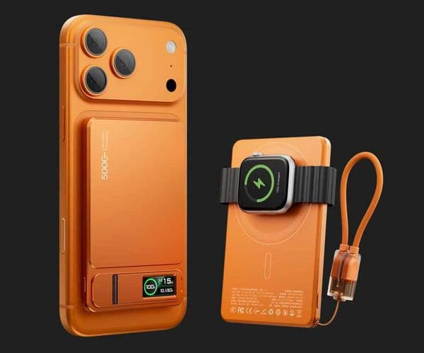 CCC 10000mAh Slim Power Bank For MagSafeMagnetic Wireless 20W Fast Charging Portable Battery For iPhone 12-17 iWatch T260304