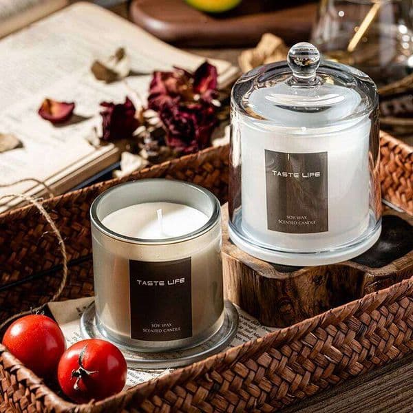 Aromatherapy Natural Soy Candle Home Decoration Scented Candles for Stress Relief and Skin Moisturizing SPA Souvenir Gift W260304 L260513