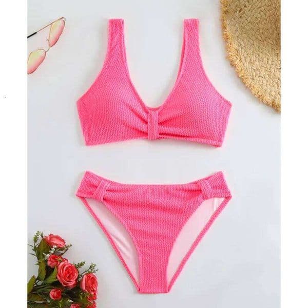 Pink Sexy Bikinis Female Swimsuits Women's Swimwear Push Up Swim Wear Bathing Suits Brazilian Bikini Set Beachwear Pool Bather Y260303