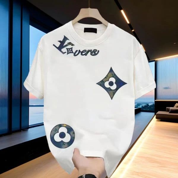 2026 Men's Designer T-shirt T Shirts Summer Painted Graphic Shirt Unisex Men Women Short Sleeve Fashion Top Casual Vintage Luxury Brand Retro Tee080