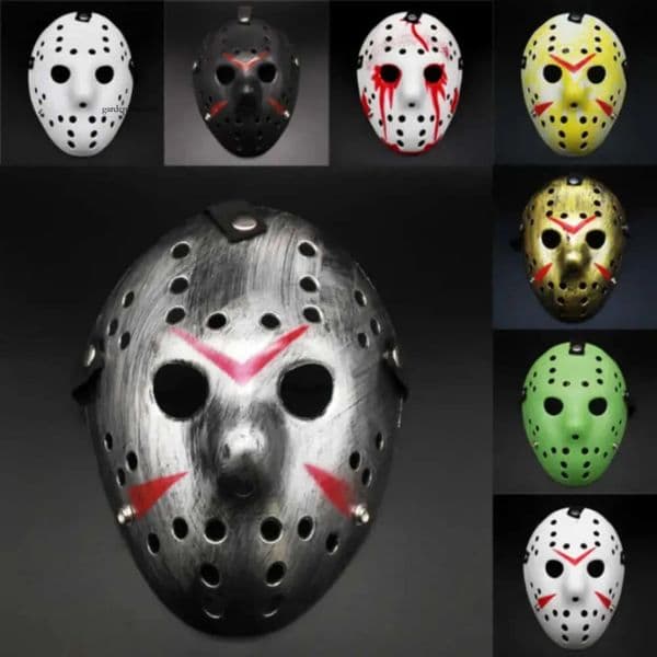 set Designer Designer Jason Voorhees Mask Gift Set Masquerade Friday Mas The 13Th Horror Movie Gift Set Hockey Scary Halloween Costume Cosplay Plastic Part