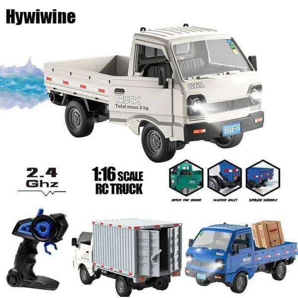 1:16 2.4GHZ Car Simulation Drift Climbing With Spray and LED Lights RC Electric Truck Model Boy's Toys Gifts Z260303