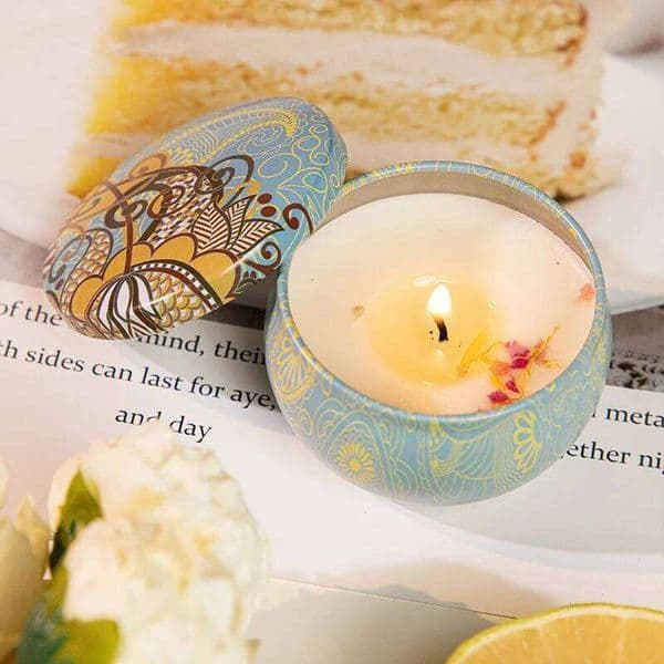 Dried Flowers Aromatherapy Essential Oils Candles Home Retro Non-toxic Bedroom Ornaments Wedding Souvenirs W260304