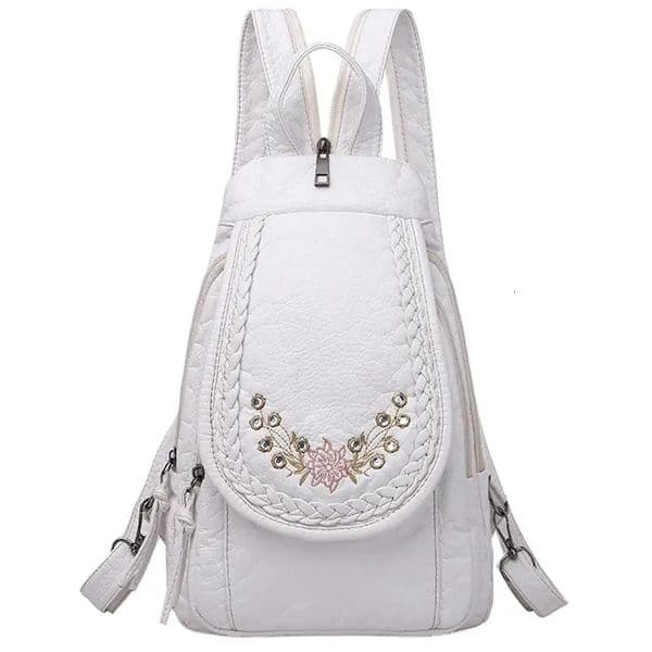 2024 Ladies Soft Washed Leather Backpack Cute Small Backpack School Bags for Girls Sac a dos Travel Backpack Mochila Feminina260228