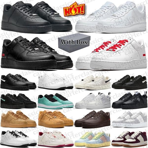 Free Shipping With Box Designer 1s airforc forces1 af1s one sneakers forc airforcee running shoes trainers for mens womens top