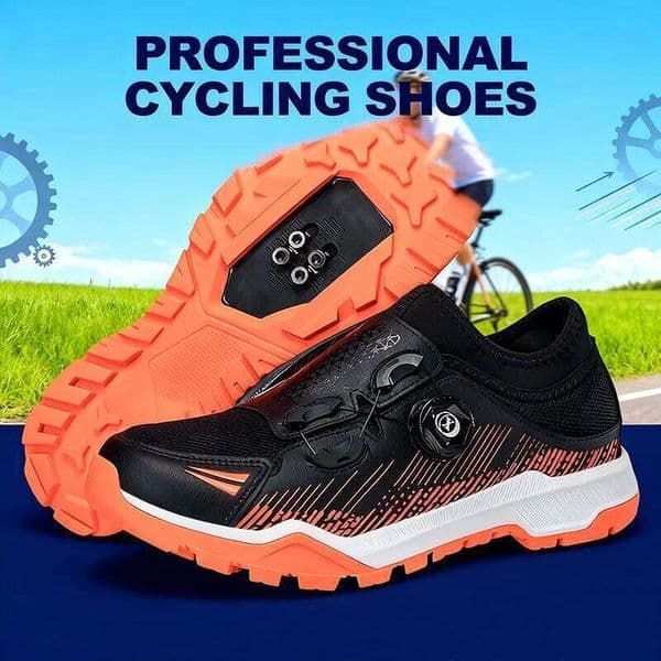 Men's amphibious unlocked adult cycling autumn and winter low top mountain bike shoes