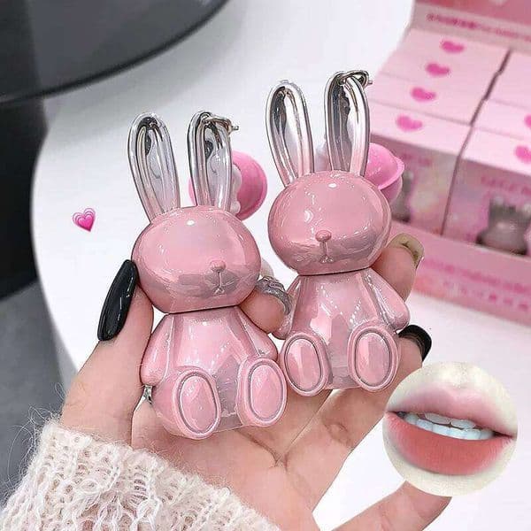 Gege bear powder rabbit gloss matte natural easy to color autumn and winter lip glaze lipsick gift H260303