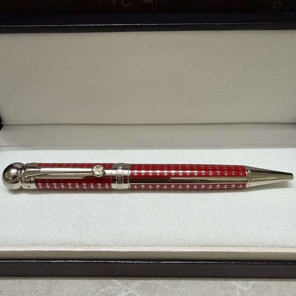 Patron Series Ballpoint Pen Red Silver Model Brand New Unused High-Quality Gift pen Gift pen