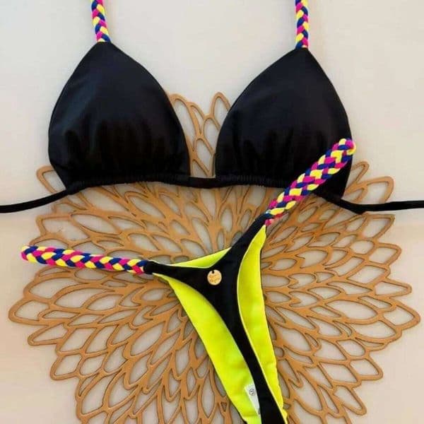 Split Women Sexy Bikini Seaside Holiday Gathering Swimwear Y260303
