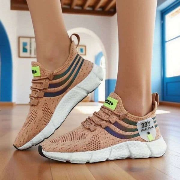 Women's Sneakers Breathable Comfortable Fashionable Running Outdoor Non Slip Tenniscasual Light Platform Walking Shoes