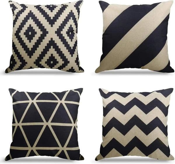 Sofa Cushion Cover Decorative Pillowcase Outdoor Linen Throw Pillow Suitable for Bedroom Bed 260304
