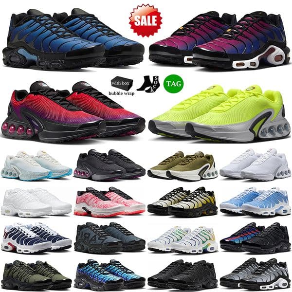 With Box Designer Tn shoes Tn plus Dns Running Shoes Men Women Triple Black White Blue Pink Bright Green Man Tnss Trainers Outdoor Walking Sports Sneakers Size 36-46
