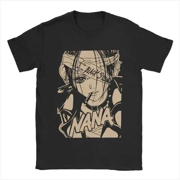 NANA Osaki Casual Harajuku Streetwear Japanese Clothes Fashion Rock Punk Short Sleeve T Shirt Women H260304