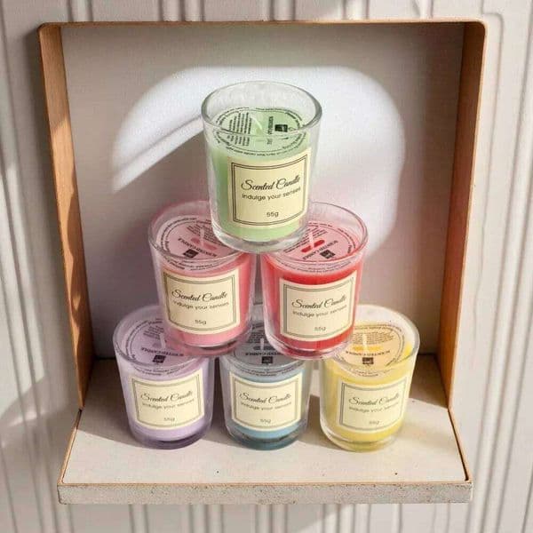 Hot Limited-time Rerun Aromatherapy Candle Smokeless Creative Premium Box Glass Handmade Soy Wax Companion Gift W260304