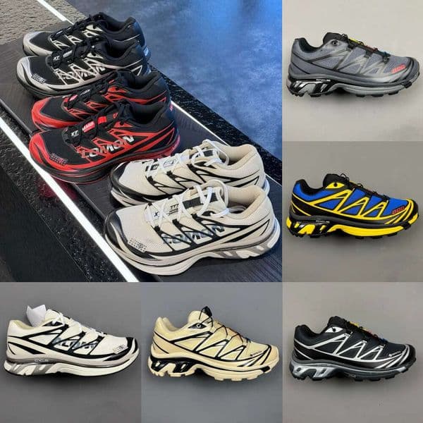 Designer Mens Womens Running Shoes Xt6 Xt 6 GTX Outdoor Hiking Trail Trainers Goretexshoes Mm6 Silver Jjjjound Safari Black Asphalt Camo Vanilla Ice 0304
