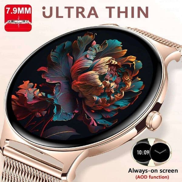 2026 New Outdoor New 7.9Mm Ultra Thin Smart Watch Women Screen Always Display Time Sports Bracelet BT outdoor Call Fashion Smartwatches Ios Free Shipping Shippi