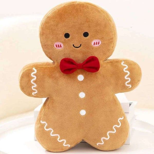 18cm Cute Gingerbread Man Plush Toy Chocolate Cookie Doll 50cm Tree Decor Xmas Pendant Christmas Gifts XJ260303