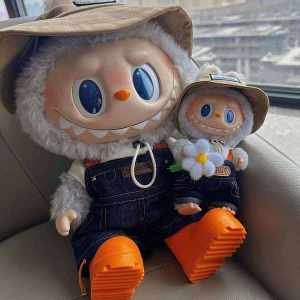 POPOMART Labubu The Monsters Fall in Wild Series 17cm&38cm Cute Collectible Toys Anime Action Figure Surprise Birthday Gifts