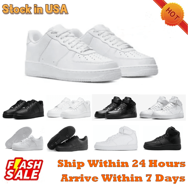 2025 Men Women Brand Running Shoes Sports Skateboarding Ones High Low White Black Outdoor Trainers Sneakers