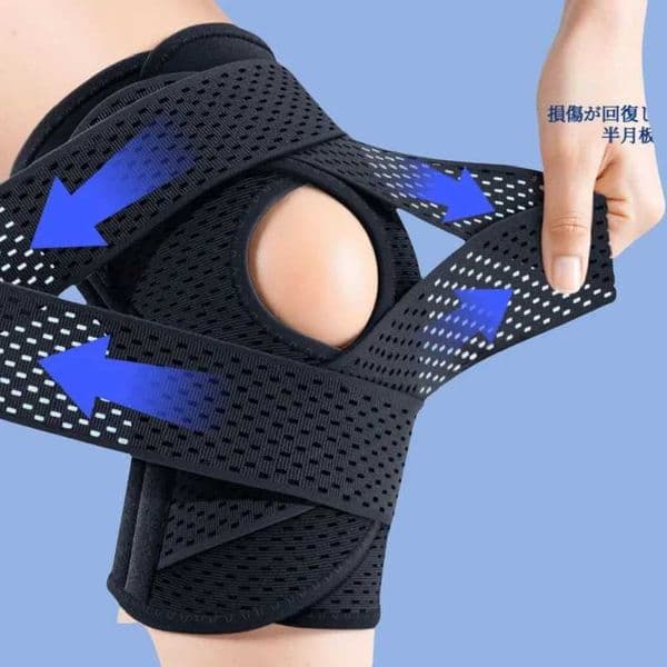 1PC Sports Knee Pad Silicone Breathable Sports Knee Pad Meniscus Protector Pressurized Elastic Knee Pad Support Joint Protector S260305