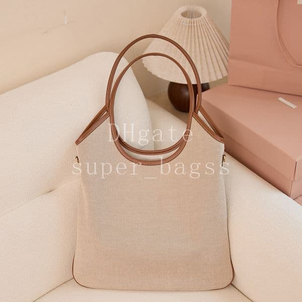 Ivy denim handbag Luxury Desianer Bag 40CM Mirror Quality shoulder bag Cotton tote shopping bag with Gift Box MM5BG231B