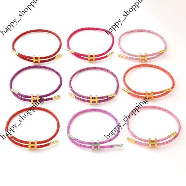 2026 New Zodiac Year Lucky Red Rope Colorful Handmade Woven H-Style Bracelet, Non-Fading Men and Women