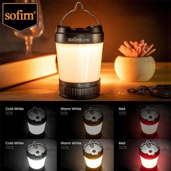 Sofirn LT1S USB C 21700 Rechargeable Camping Light Powerful Torch Portable Emergency Lantern 2700K-6500K with Reverse Charging H260305
