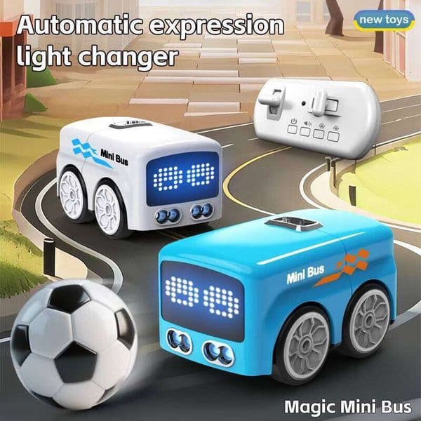 RC Bus Magic Intelligent Remote Control Cartoon Mini Car Gesture Induction Senior Smart Electric Vehicle Toys Z260304