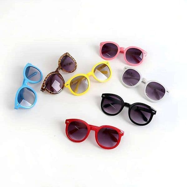 Children's Round Frame Cat Eye Sunglasses with Metal Arrow Accents Eyewear Stylish Fashion Accessory for Boys Girls Sun Glasses Z260305