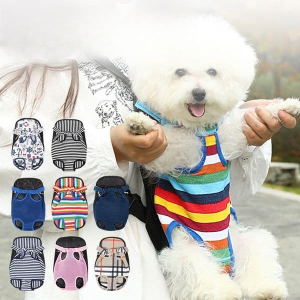 Cat Bag Cat Dog Travel Soft Mesh Breathable Dog Bag Pet Backpack Chest Bag Breathable Pet Bag