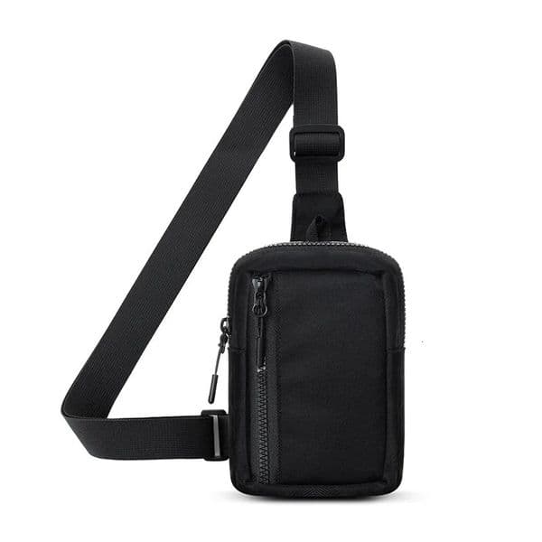 Cross border outdoor leisure sports waterproof small chest bag mini nylon crossbody bag for men and women 260305