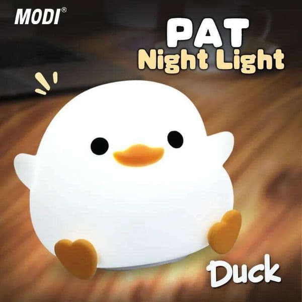 GGbingo Cartoon Animal Night Light, USB Rechargeable Silicone Lamp with Touch Sensor & Timer for Kids Room Decor 26W0305